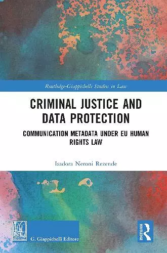Criminal Justice and Data Protection cover