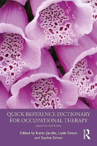 Quick Reference Dictionary for Occupational Therapy cover