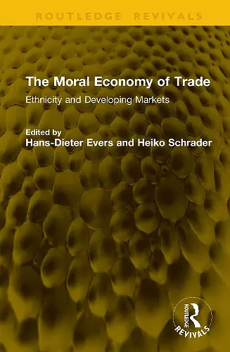 The Moral Economy of Trade cover