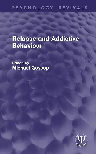 Relapse and Addictive Behaviour cover