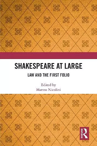 Shakespeare at Large cover