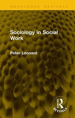 Sociology in Social Work cover