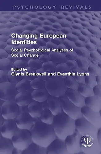 Changing European Identities cover