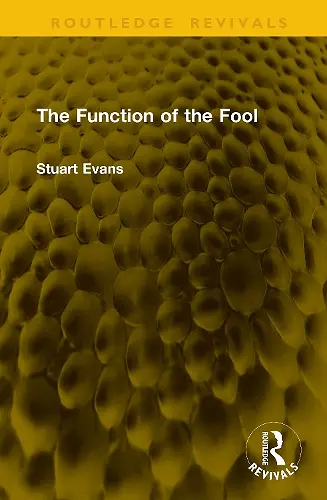 The Function of the Fool cover