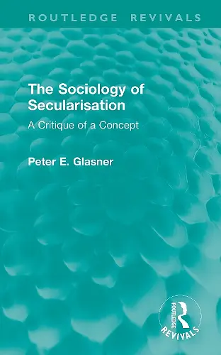 The Sociology of Secularisation cover