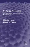 Sentence Processing cover
