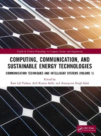 Computing, Communication, and Sustainable Energy Technologies cover