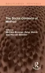 The Social Contexts of Method cover