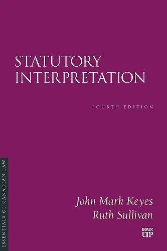 Statutory Interpretation cover