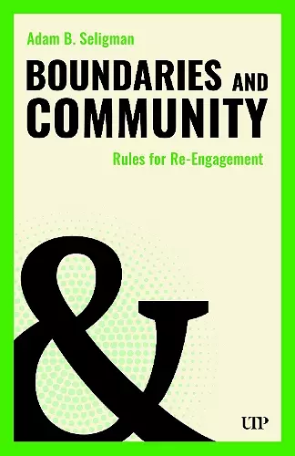Boundaries and Community cover
