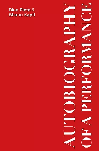Autobiography Of A Performance cover