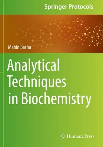 Analytical Techniques in Biochemistry cover