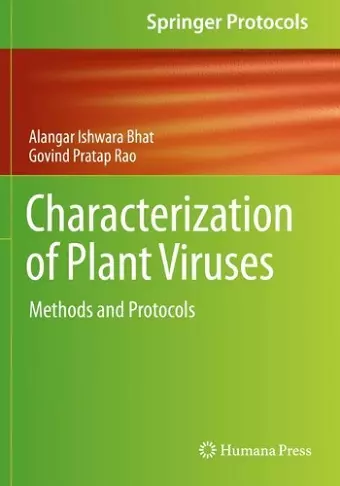 Characterization of Plant Viruses cover