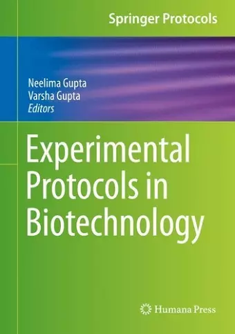 Experimental Protocols in Biotechnology cover