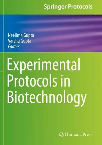 Experimental Protocols in Biotechnology cover