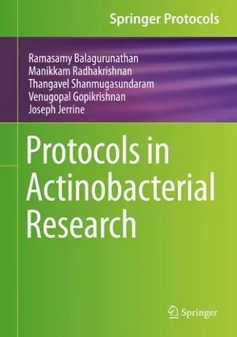 Protocols in Actinobacterial Research cover