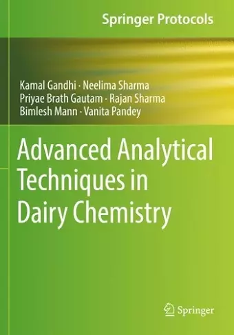 Advanced Analytical Techniques in Dairy Chemistry cover