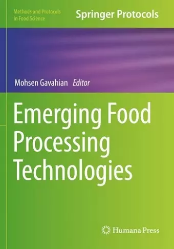 Emerging Food Processing Technologies cover