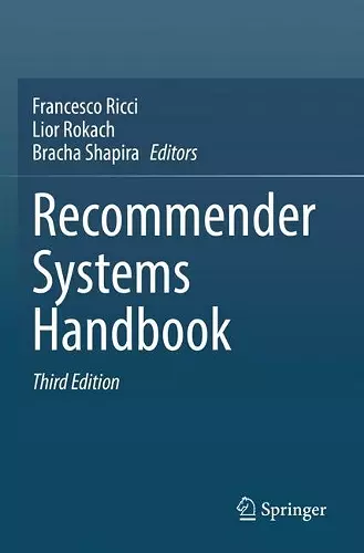 Recommender Systems Handbook cover