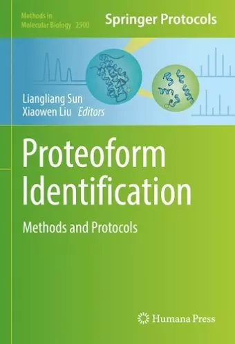 Proteoform Identification cover