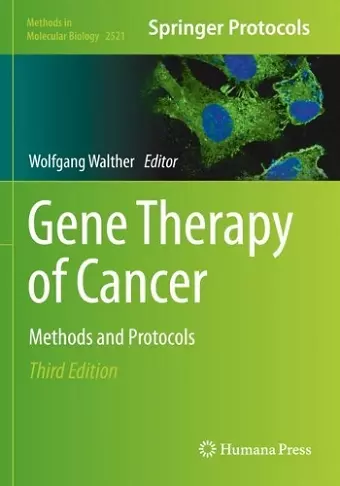 Gene Therapy of Cancer cover