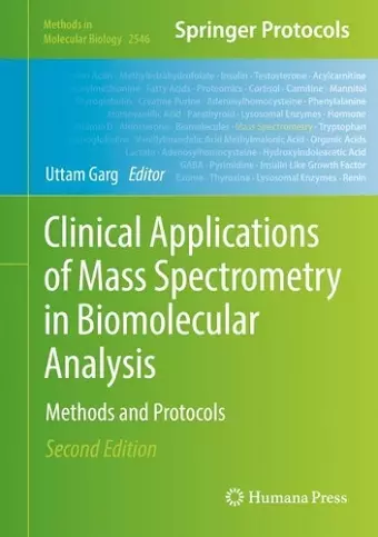 Clinical Applications of Mass Spectrometry in Biomolecular Analysis cover