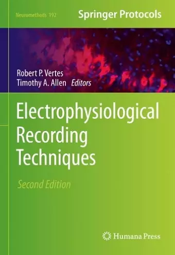 Electrophysiological Recording Techniques cover