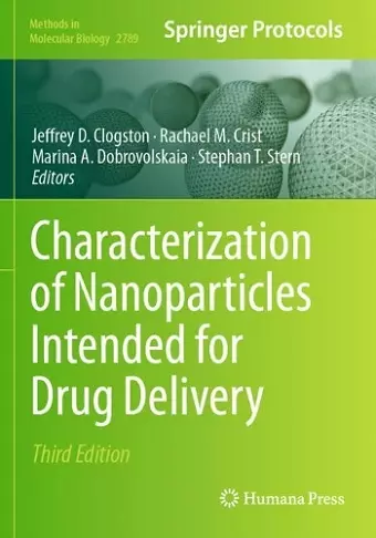 Characterization of Nanoparticles Intended for Drug Delivery cover