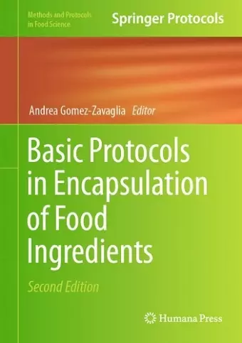 Basic Protocols in Encapsulation of Food Ingredients cover