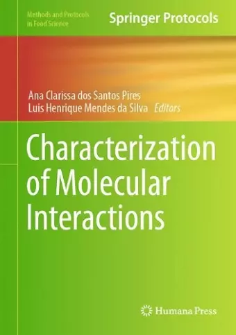 Characterization of Molecular Interactions cover