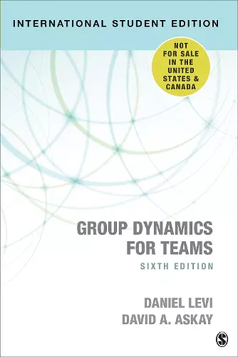 Group Dynamics for Teams - International Student Edition cover