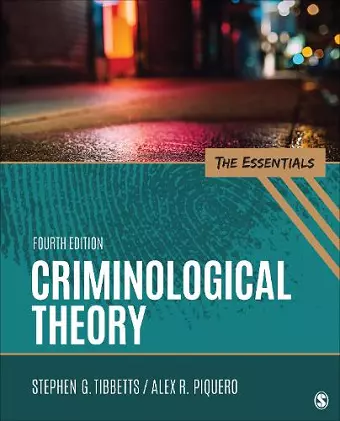 Criminological Theory cover