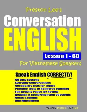 Preston Lee's Conversation English For Vietnamese Speakers Lesson 1 - 60 cover