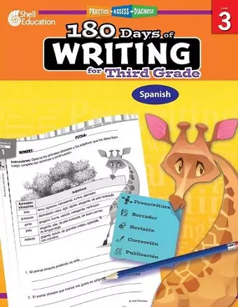 180 Days of Writing for Third Grade (Spanish) cover