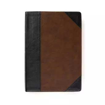 KJV Super Giant Print Reference Bible, Black/Brown cover