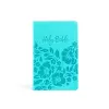 KJV Thinline Bible, Teal LeatherTouch, Value Edition cover