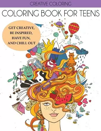 Coloring Book for Teens cover