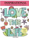 Inspirational Coloring Book for Girls cover