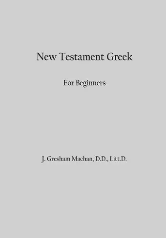 New Testament Greek for Beginners cover