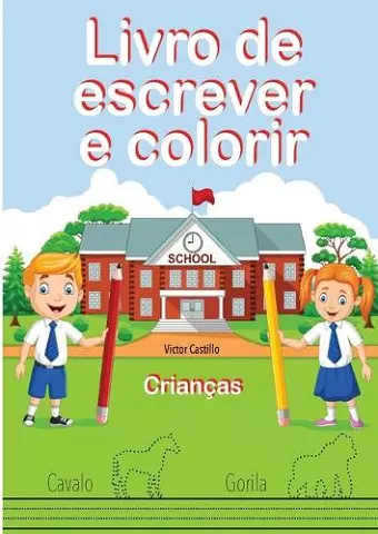 Livro de Escrever e Colorir (Edição em letras grandes) cover