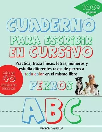 Cuaderno para escribir de Perros en Cursivo cover