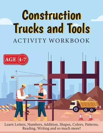 Construction Trucks and Tools - Activity Workbook cover