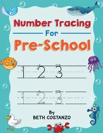 Number Tracing book for Preschoolers cover