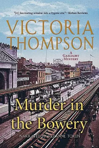 Murder in the Bowery cover