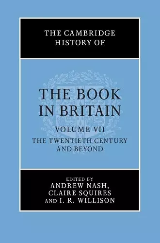 The Cambridge History of the Book in Britain cover