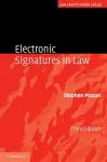 Electronic Signatures in Law cover