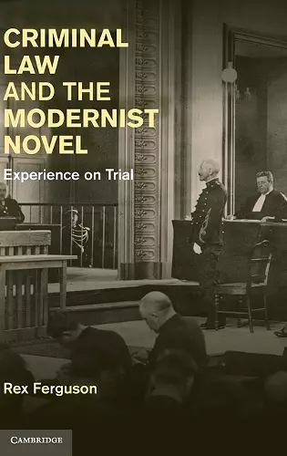 Criminal Law and the Modernist Novel cover