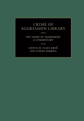 The Crime of Aggression 2 Volume Hardback Set cover