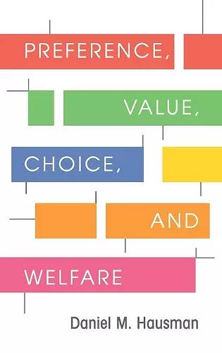 Preference, Value, Choice, and Welfare cover