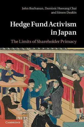 Hedge Fund Activism in Japan cover